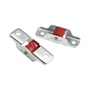 Bánh Xe Cửa Sổ UPVC Nhôm Có Thể Điều Chỉnh Con Lăn Khung Kẽm <span class=keywords><strong>16Mm</strong></span> Con Lăn Cửa Sổ Nylon Phẳng Đơn Trượt - Product Image 2