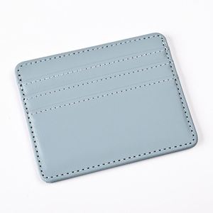 Minimalist Multi-Color Pu Leather <b>Wallet</b> Mini Credit Business Card <b>Holder</b> - Product Image 5