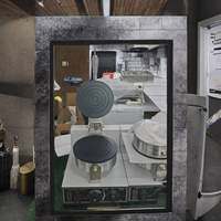 Machine à gaufres de forme circulaire en acier inoxydable facile à utiliser pour l'état de l'industrie alimentaire Nouveau