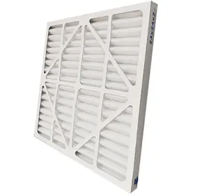 Filtro de aire Hvac 16x16x1, Panel plisado de cartón, horno de CA, prefiltro para ventilación, G4, F5, F6, F7, F8, F9