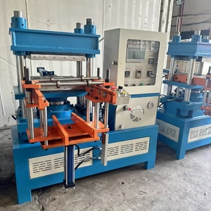 Machine à fabriquer des <span class=keywords><strong>Crocs</strong></span> automatique pratique avec poussoir de matrices, presse de vulcanisation du caoutchouc avec panneau de commande PLC et écran tactile - Product Image 3