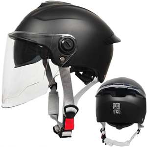 Exclusivo para Cross-Border ZXC, Casco de Bicicleta Eléctrica con Doble Lente Antivaho, Unisex, para las Cuatro Estaciones, Medio Casco - Product Image 1