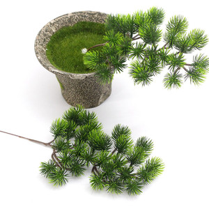 Decoración navideña Planta verde 45 cabezas Aguja de pino falso Belleza Hojas de pino Ramas de pino artificiales - Product Image 5