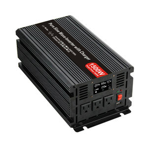 <span class=keywords><strong>Onduleur</strong></span> à onde sinusoïdale pure 1.5kw 1500W sortie 12V 110V 220V système arrière pour appareils ménagers chargeur de batterie ca construit - Product Image 1