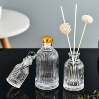 Vente en gros grand verre de luxe de 35ml 100ml 150ml 200ml pour flacons diffuseurs de roseaux pour parfum de maison et de chambre emballage de luxe vide