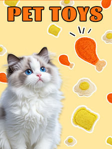 Jouet à mâcher pour animaux de compagnie en loofah biodégradable et respectueux de l'environnement pour chiens et chats - Product Image 3