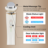 Massage liftant pour le visage et le cou, élimine les poches sous les yeux, les rides, microcourant, électroporation, haute vibration, anti-âge
