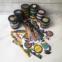 Kaleng Logam Tekan 3.5g Grosir Ace Ultra Jungle Boys Packwoods, Kaleng Segel Tangan dengan Tutup Cincin dan Tutup Plastik