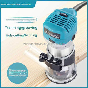 High Quality 800-2000W Electric Compact Wood Router & Trimmer <b>Machine</b> for Woodworking & <b>Laminate</b> with Core Motor Component - Product Image 4