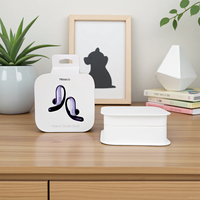 Emballage en pulpe moulée personnalisé pour écouteurs Bluetooth, boîte d'emballage en bagasse, emballage moulé en pulpe