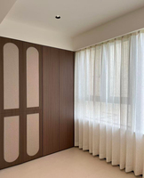 Meuble TV moderne peint de qualité supérieure pour salon, en bois durable et écologique, avec design mural