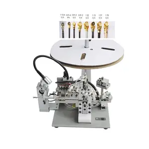 Coaxial coax cable crimping machine