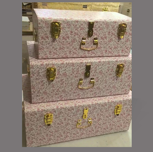 Hộp lưu trữ phong cách cho ngôi nhà. Có hoa văn tùy chỉnh trên ngoại thất và nội thất thêu. - Product Image 4