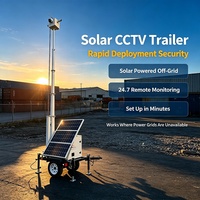 Avertissement de nuit de remorque de sécurité solaire de haute qualitépour la surveillance de la sécurité publique 4G