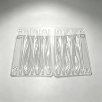 Boîte à clapet transparente personnalisée en gros, emballage en blister plastique transparent pour leurres de pêche et appâts