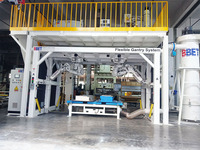 Machine de découpe à jet d'eau CNC automatique POWERSTAR pour les intérieurs de voitures, pour le travail des matériaux en bronze/laiton/aluminium, modèle