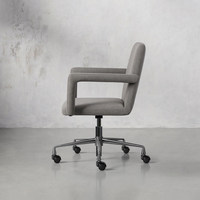 [En stock] Chaise de bureau ergonomique minimaliste en cuir haut de gamme pour le bureau, l'étude, la maison, les réunions - confortable et réglable