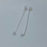 Capuchon anti-poussière transparent LC avec anneau de fixation et cordon anti-perte pour connecteur à fibre optique
