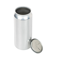 Bière Soda Jus Canettes Standard En Aluminium En Gros Bon Prix 250ml 330ml 473ml 500ml Sleek Slim Logo Personnalisé Feuille D'aluminium Ronde