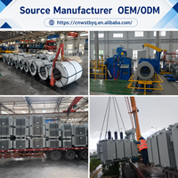 Transformateur de puissance immergé dans l'huile OLTC 20KV 35kV 2000-20000kVA, transformateur de sous-station triphasé à faible perte, IEC 60076 OEM ODM