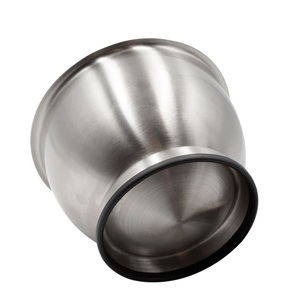 Mortaio e Pestello in Acciaio Inossidabile, Diametro 12cm, Utensile da Cucina per Macinare Erbe e Spezie - Product Image 4