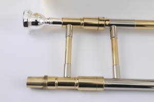 Instrumentos Musicales <span class=keywords><strong>de</strong></span> Latón, Trombón Tenor, Trombón Bajo Dorado - Product Image 4