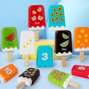Jeu de blocs de puzzle géométriques 3D en bois Montessori Macaron Russie pour bébés, jouets éducatifs pour garçons et filles - Product Image 5
