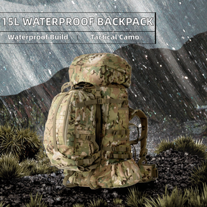 Sac à dos tactique imperméable unisexe pour l'escalade en plein air, sac à dos de randonnée durable pour le camping, la randonnée, les voyages et les sports d'aventure - Product Image 2