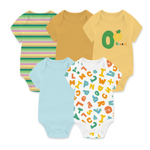 Conjunto de Ropa de Verano para Bebé de 0 a 24 Meses, Ecológico, de Algodón, para Niña y Niño - Product Image 1