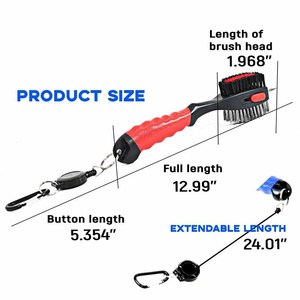 Kit de nettoyage pour clubs de golf PASSEN PASSEN-0202 avec brosse, crochet pour serviette et autres outils de nettoyage essentiels - Product Image 5