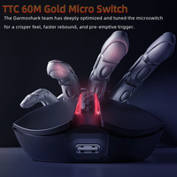 Motospeed Darmoshark M3s Mouse Gaming Nirkabel Mini 2K 26000DPI PAM3395 Telink8273 Mouse Optik untuk Komputer Laptop PC