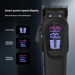 Cortadora de pelo eléctrica profesional, Kit de aseo para hombres, máquina de corte de pelo LCD de 0mm, recortadora de barba de peluquero, afeitadora - Product Image 4
