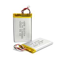 Batteries Li-ion rechargeables certifiées KC PSE UL1642 3,7 V 1200 mAh DTP10505 pour jouets électriques, appareils photo et haut-parleurs - En stock