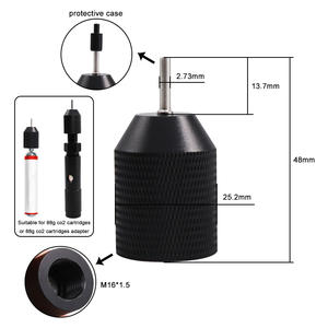 <span class=keywords><strong>Paintball</strong></span> Cambio Rápido Recarga 12g Adaptador Cartucho CO2 (<span class=keywords><strong>M16</strong></span>*1,5 Rosca Hembra) - Product Image 3