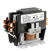 Contacteur AC 30A 2 pôles, contacteur magnétique HVAC, contacteur électrique robuste pour climatiseur, compresseur de réfrigération