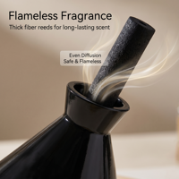 Diffuseur de parfum de luxe en verre 100 ml, modèle Inksworld, bouteille 103, forme triangulaire, parfum d'ambiance de haute qualité, élégant et premium
