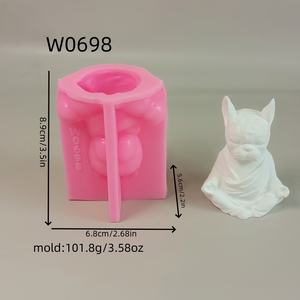 Handmade <b>Resin</b> Casting <b>Molds</b> <b>for</b> DIY Decorative Ornaments Ins Style <b>Silicone</b> Desktop Tools Bulldog W0698 - Product Image 3