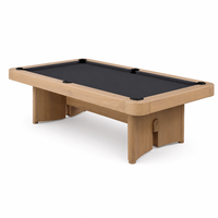 Table de billard moderne en bois massif de 7 pieds et 8 pieds, fabrication directe d'usine, OEM personnalisé