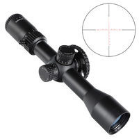 Lunette de tir tactique BoWei 4-14X40 FFP OEM avec réticule rouge illuminé et réglage de la parallaxe latérale