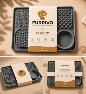 Furrivo Tappetino Calmante in Silicone per Cani e Gatti, Mangiatoia Lenta con Ventose - Product Image 2