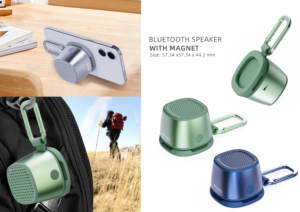 مكبر صوت مغناطيسي جديد مقاوم للماء من XINVO ، مكبرات صوت لاسلكية للهاتف المحمول ، مغناطيس صغير - Product Image 5