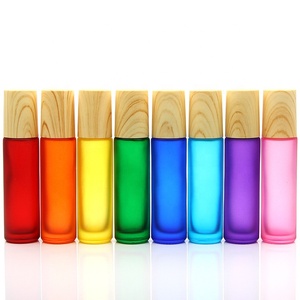 Rullo di vetro satinato opaco di colore personalizzato da 10ml su bottiglia 100 pz cosmetico con diffusore di Reed - Product Image 4