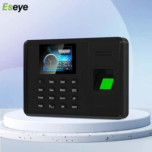 Eseye Office Employee Portable Biometric Fingerprint P2P Cloud Punch Rfid Card Time Attendance Clock Machine Access Control Syst