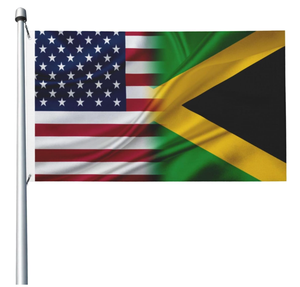 Bandera de <span class=keywords><strong>Jamaica</strong></span> Personalizada al por Mayor de 3 x 5 pies, Impresión de Alta Calidad, No se Desvanece Fácilmente, Viene con Dos Hebillas de Cobre - Product Image 3
