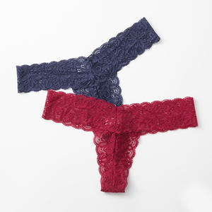 Lingerie transparente Bikini dames sous-vêtements femmes culottes <span class=keywords><strong>Tanga</strong></span> Sexy string Style japonais G String dentelle t-back culotte transparente - Product Image 1