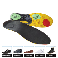 Semelles en mousse PU Poron Gel Golden Supply, semelles absorbant les chocs, semelles de sport avec soutien de la voûte plantaire