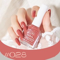 Vernis à ongles en gros, vernis à ongles à base d'eau, séchage rapide, peel-off, couleur naturelle, effet brillant, vernis à ongles éclatant