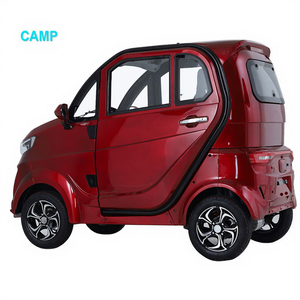 EU Small 4 Wheel Sedan Street Car 3 Seater Dark Interior Rear Camera for Sale - Product Image 1