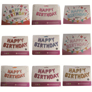 Globo de Aluminio con Letras de Feliz Cumpleaños de 16 Pulgadas, Versión Estadounidense, para Decoración de Fiestas de Cumpleaños - Product Image 6