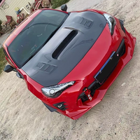 Capot moteur en fibre de carbone SW pour Toyota GT86 Subaru BRZ 2012-2019, capot moteur avant, couvercle de ventilation, accessoires de capot